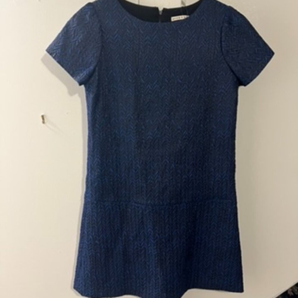 Alice + Olivia Black and Blue Mini Dress - New with tags